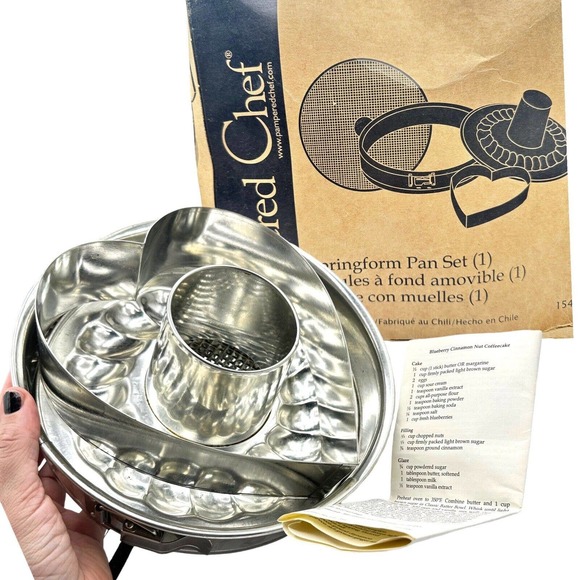 Pampered Chef Kitchen Pampered Chef Springform Pan Set 54 Baking